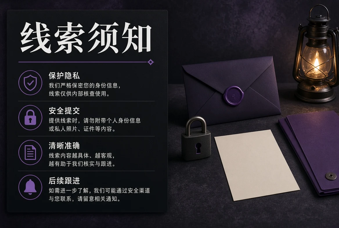 线索须知